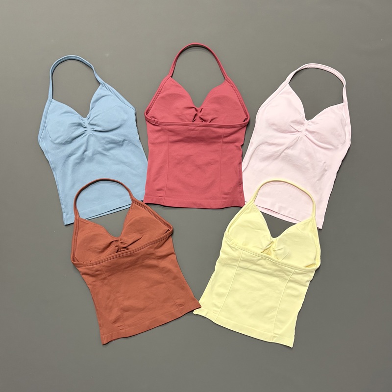 Suspender Tank Top - Gym Women Sports Tank Top Seamles