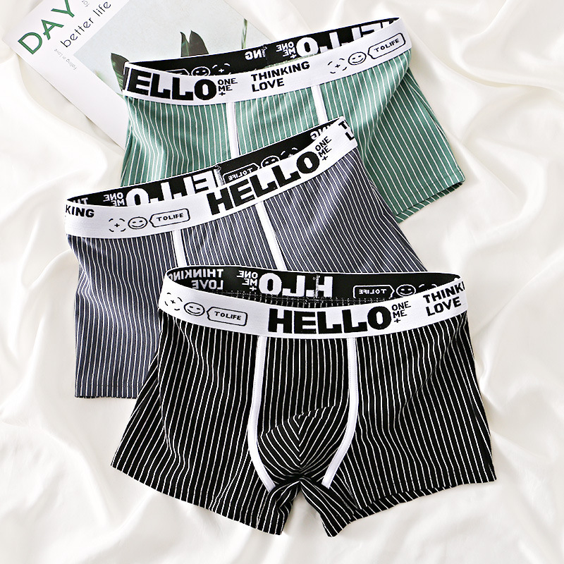 Boxer Brief Pack Cotton - 2026 Men's Underwear Cotton Underwear Letter