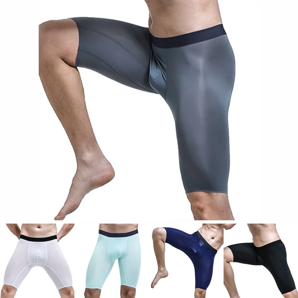 Men Long Leg  Boxer Shorts Bre - Long Leg Trunk Men 评论和价格