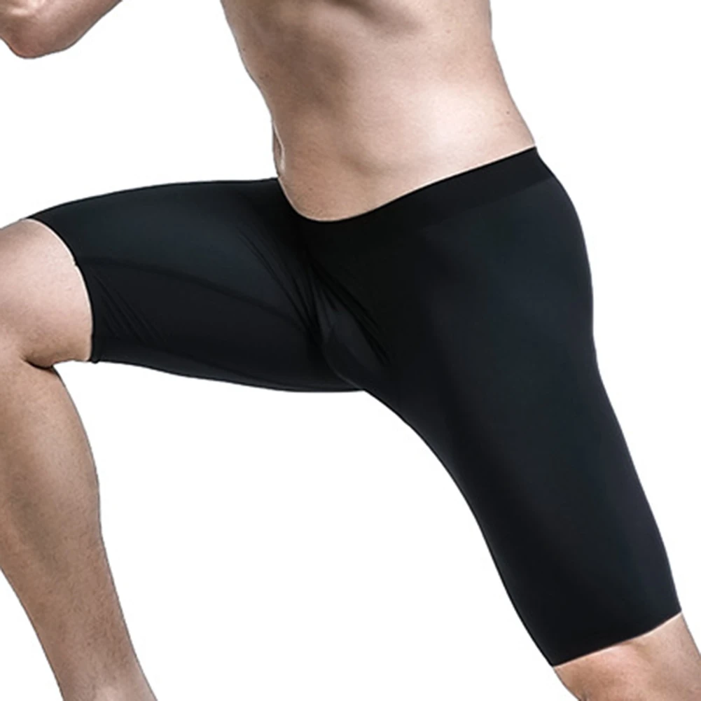 Men Long Leg  Boxer Shorts Bre - Long Leg Trunk Men 评论和价格