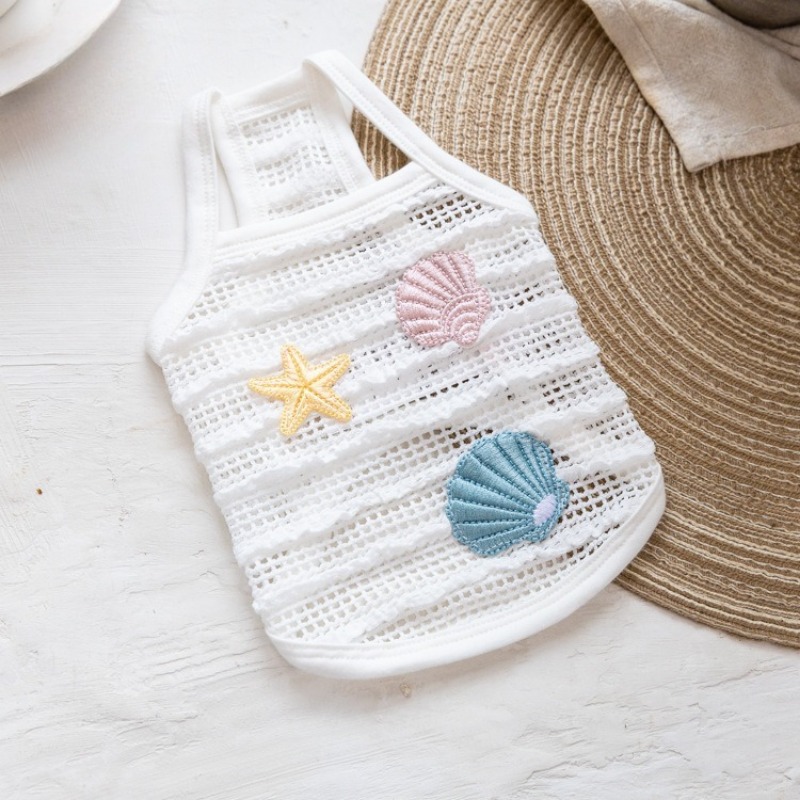 Pet Spring Mesh Sunscreen Coat - Suspender Tank Top 评论和价格