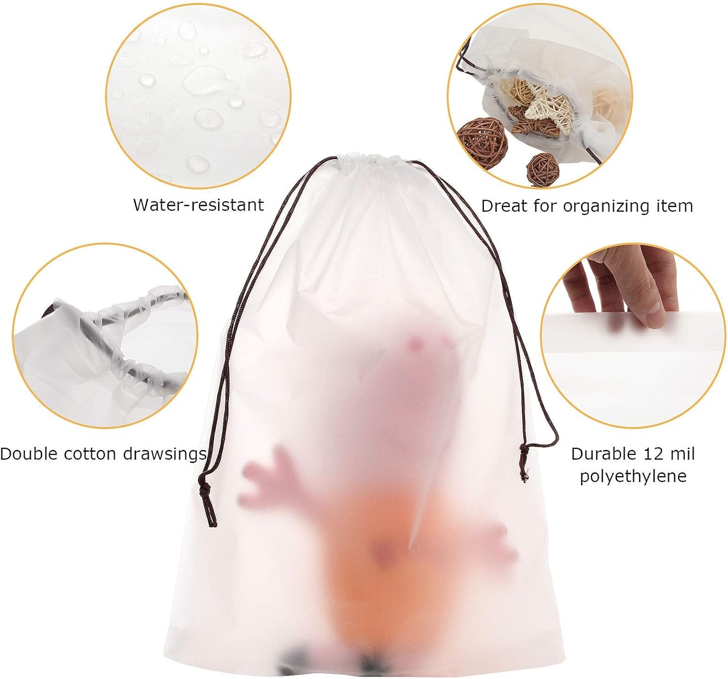 10 Pcs Shoe Bags For Travel Wa - Multi Pack Underwear 评论和价格