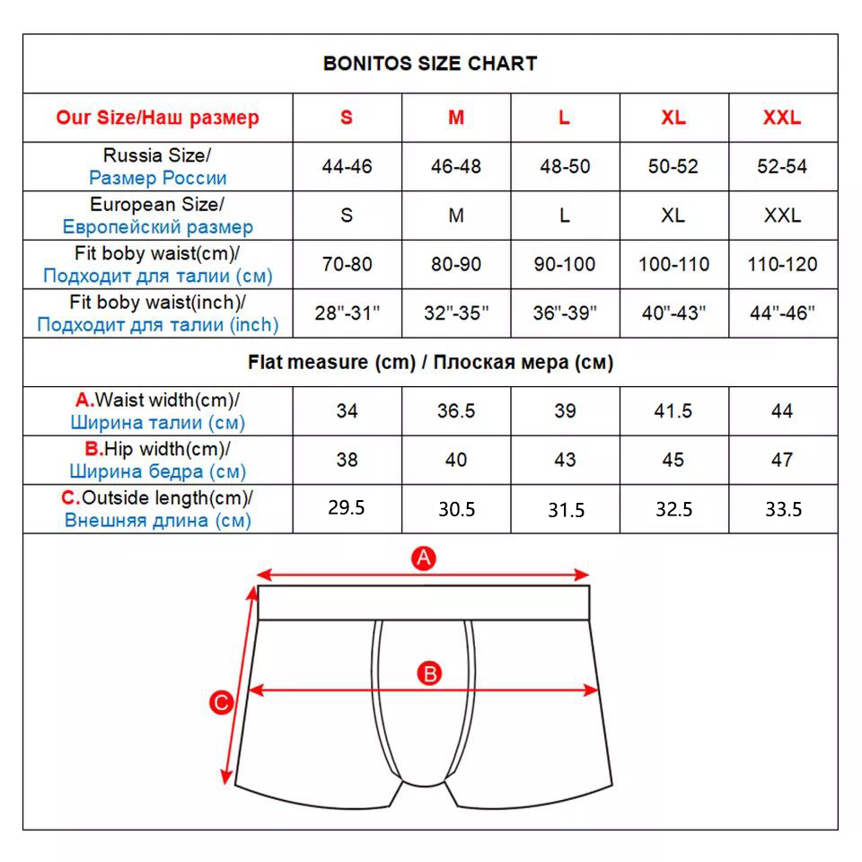 6pcs White Men Panties Cotton  - Boxer Shorts Modal 评论和价格