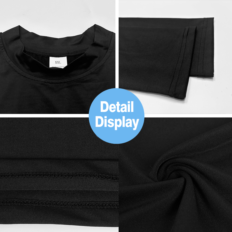 Men's Running Turtleneck Quick - T Shirt Tight Fit 评论和价格