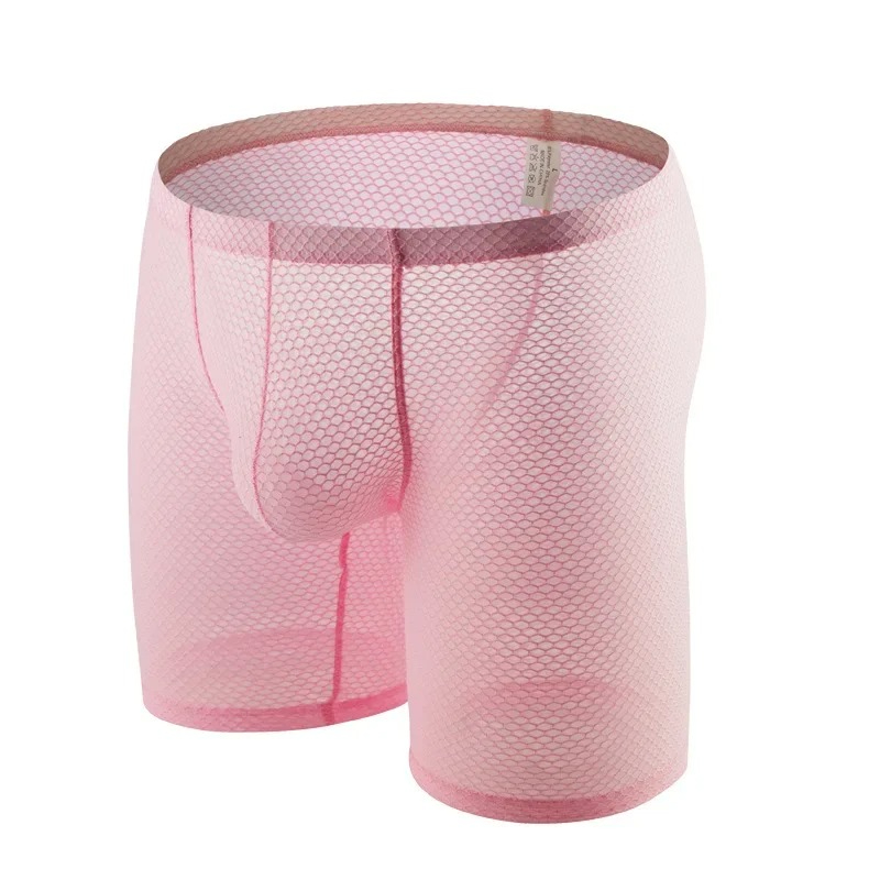 Men's Underwear Gays See Throu - Long Leg Trunk Men 评论和价格