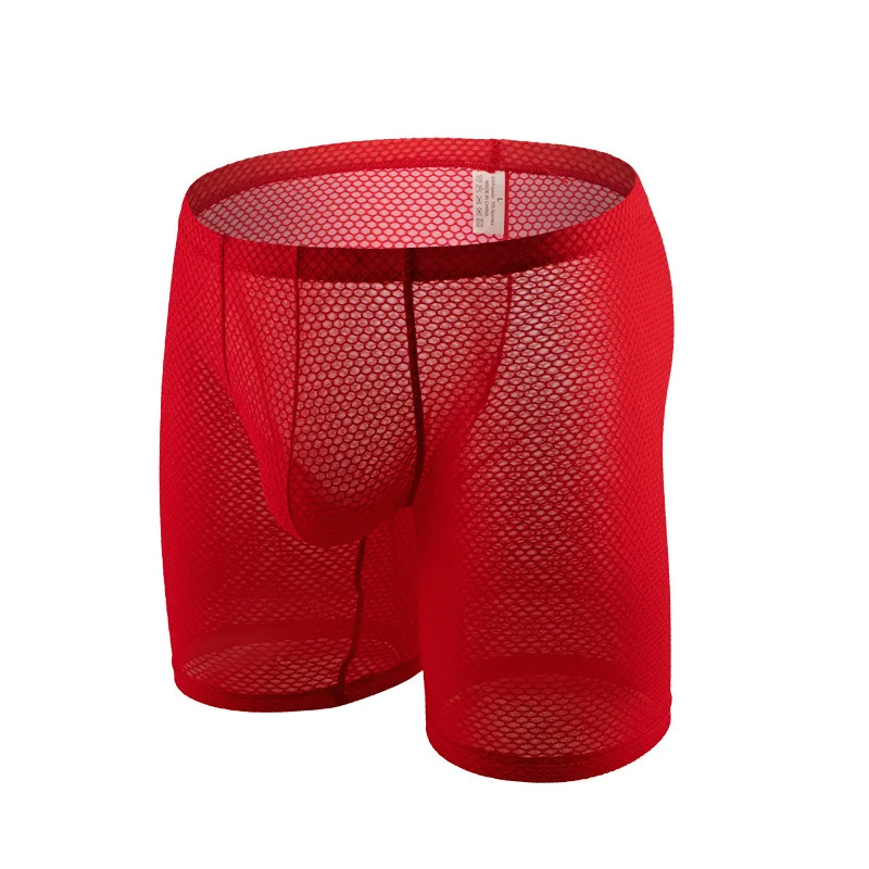 Men's Underwear Gays See Throu - Long Leg Trunk Men 评论和价格