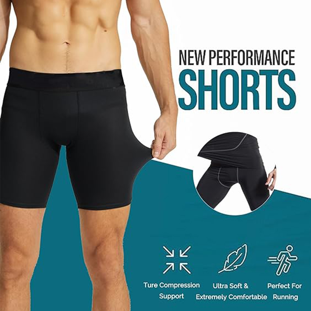 3 Pack Compression Shorts Men  - Compression Shorts Athletes 评论和价格