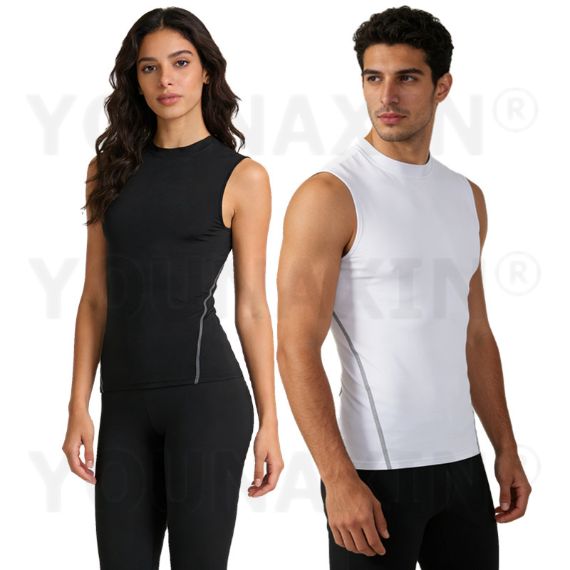 YOUNAXIN Unisex Sleeveless Com - Base Layer Top 评论和价格
