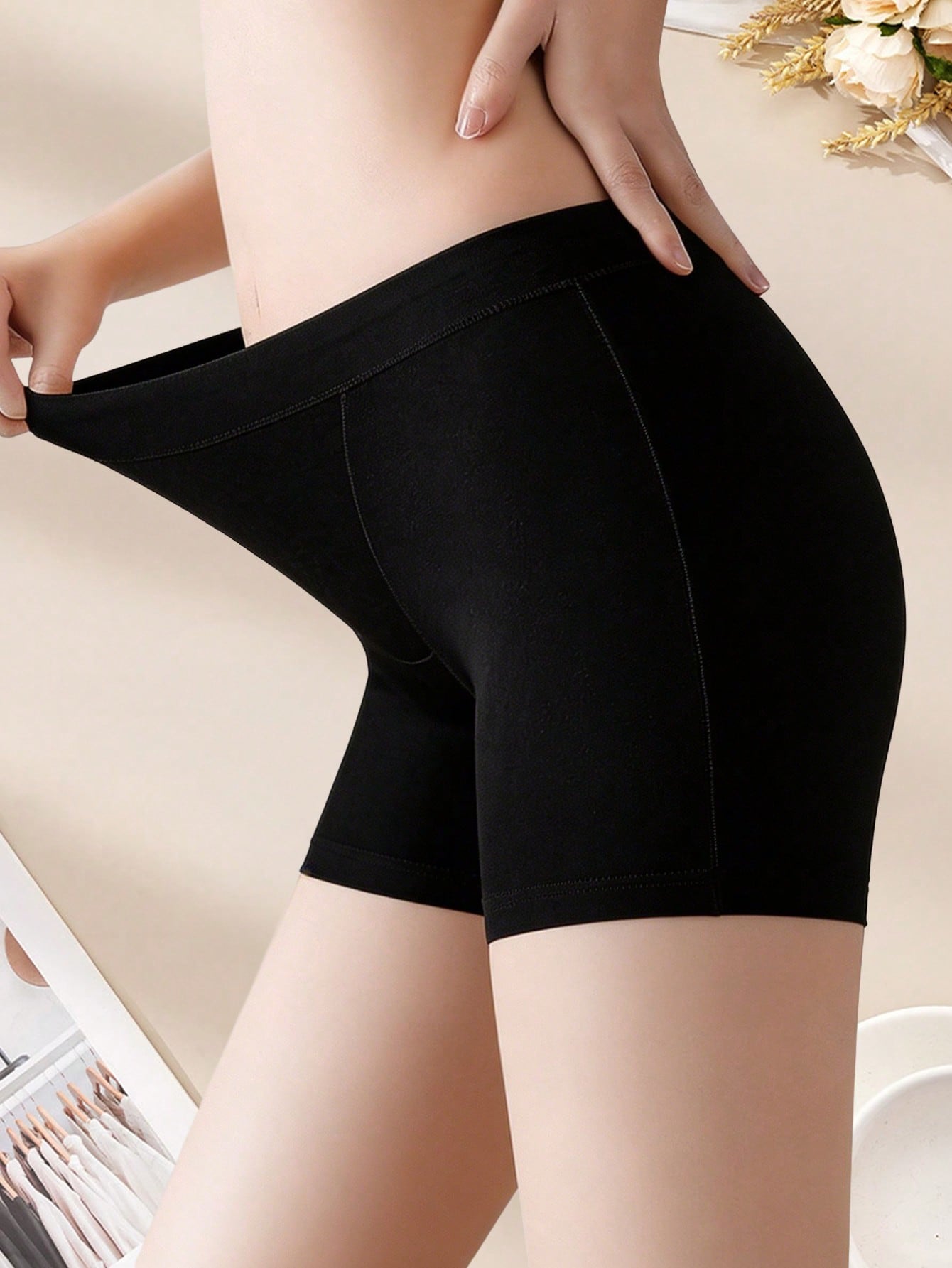 2PCS Cotton Safety Women's Sho - Boxer Brief Pack Cotton 评论和价格