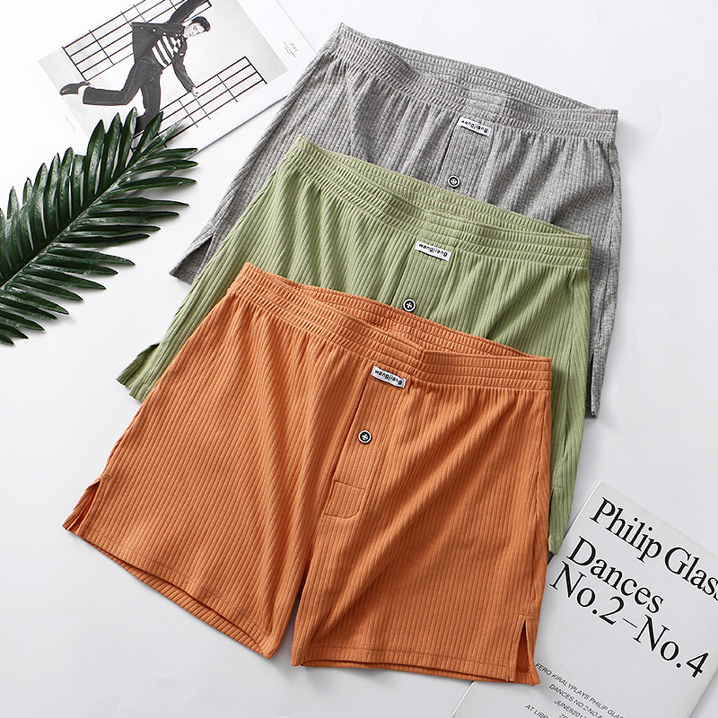 1/2/3/7 PCSMen's Threaded Aro  - Boxer Brief Pack Cotton 评论和价格