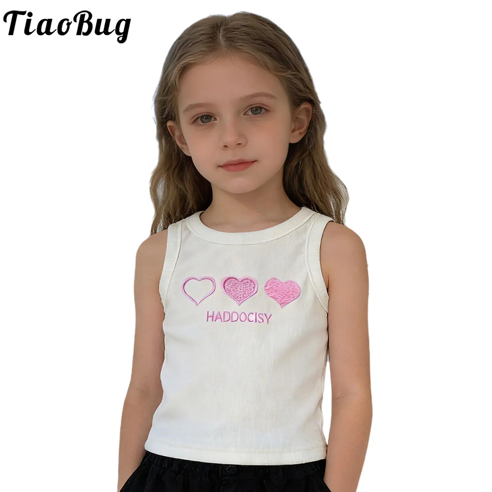 Kids Girls Gym Fitness Exercis - Tank Top Ribbed 评论和价格
