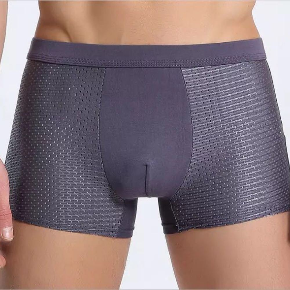 Trunks Mens Underwear Ice Silk - Mesh Sport Boxer 评论和价格