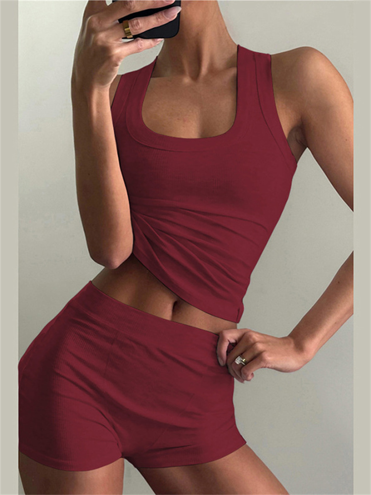 Nibber Ribbed Casual 2 Piece S - Tank Top Ribbed 评论和价格