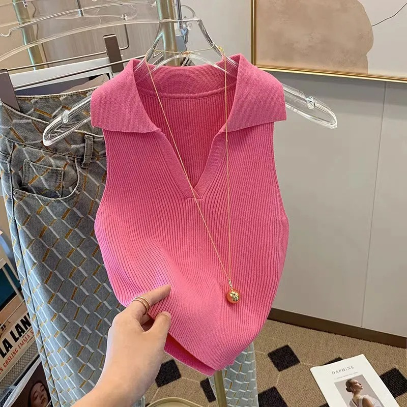 Women's Rose Ribbed Knit Tank  - Tank Top Ribbed 评论和价格