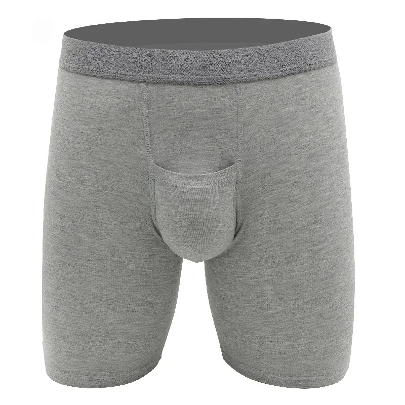 Men's Bulge Boxy Underwear Ext - Long Leg Trunk Men 评论和价格