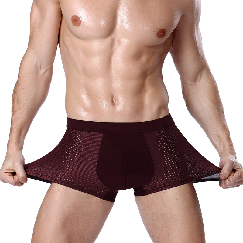 L-8XL Plus Banboo Fiber Men Un - Boxer Shorts Modal 评论和价格