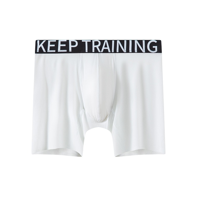 Men's Ice Silk Long Leg Boxer  - Long Leg Trunk Men 评论和价格