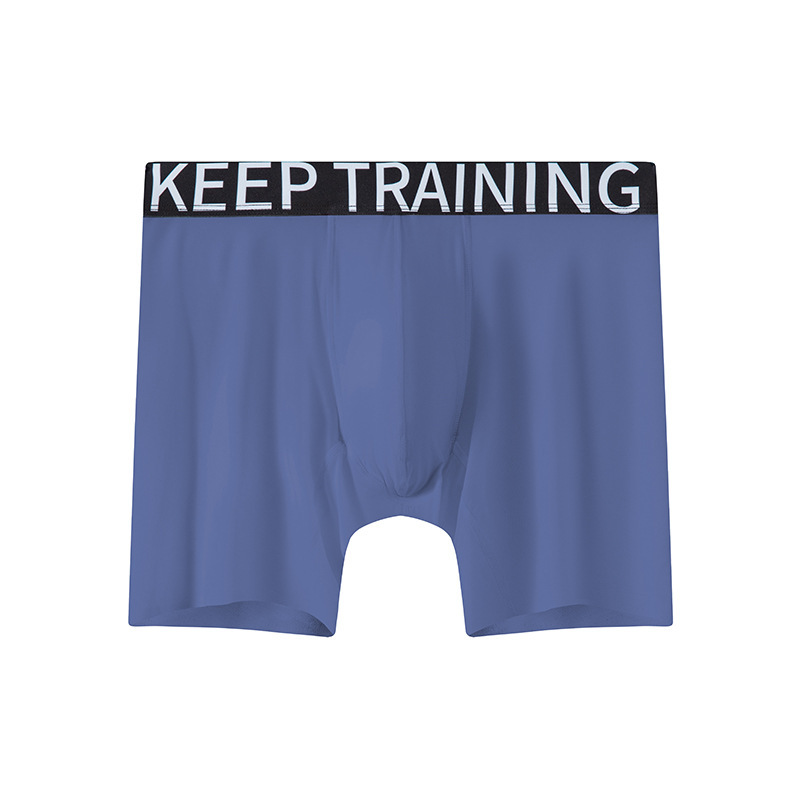 Men's Ice Silk Long Leg Boxer  - Long Leg Trunk Men 评论和价格