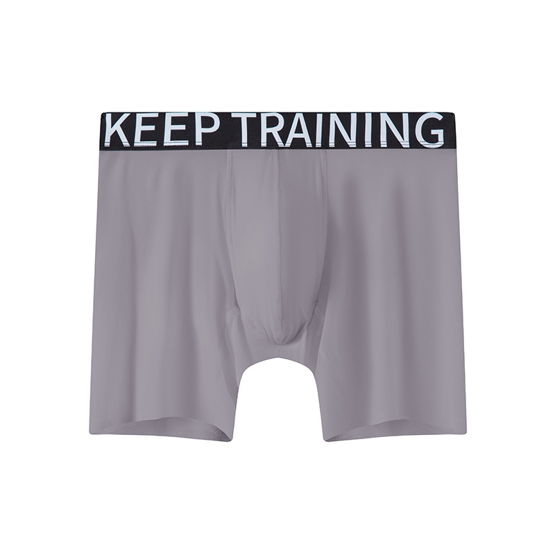Men's Ice Silk Long Leg Boxer  - Long Leg Trunk Men 评论和价格