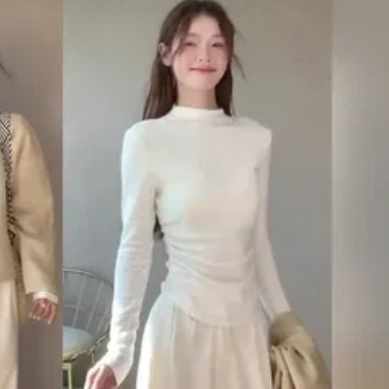 Womens Mock Neck Brushed Therm - Base Layer Top 评论和价格