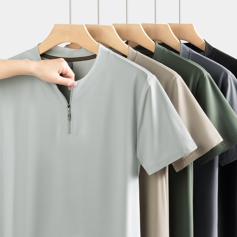 Big Size 9XL Men's Ice Silk He - T Shirt Tight Fit 评论和价格