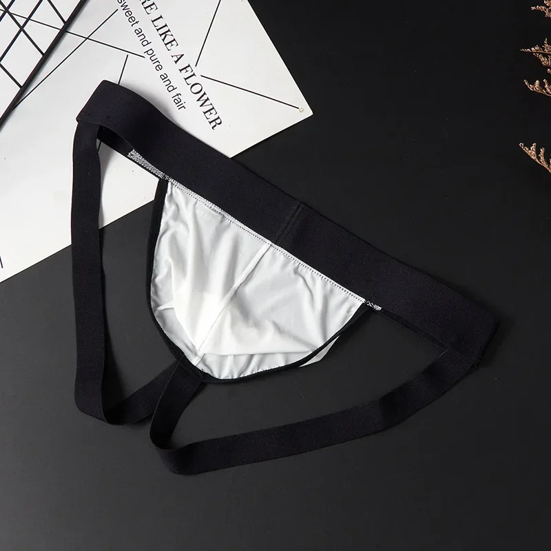 Men's Ice Silk Jockstrap Doubl - Jockstrap Athletic 评论和价格