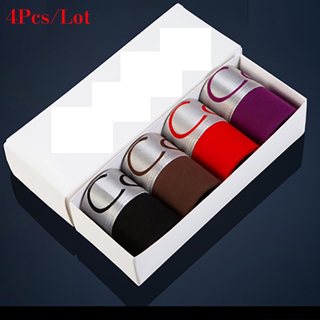 4Pcs/Lot Mens Underwear Boxers - Multi Pack Underwear 评论和价格