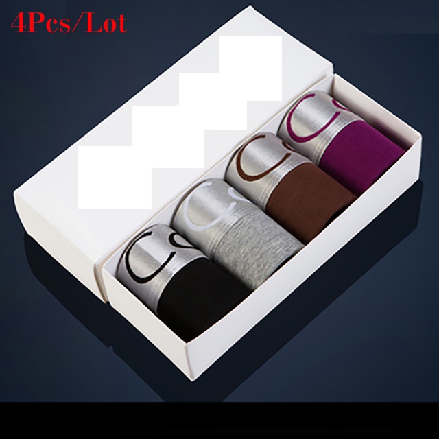 4Pcs/Lot Mens Underwear Boxers - Multi Pack Underwear 评论和价格