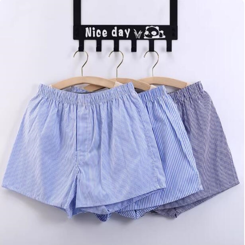 3 pc/lot M-3XL Classic Plaid M - Boxer Brief Pack Cotton 评论和价格