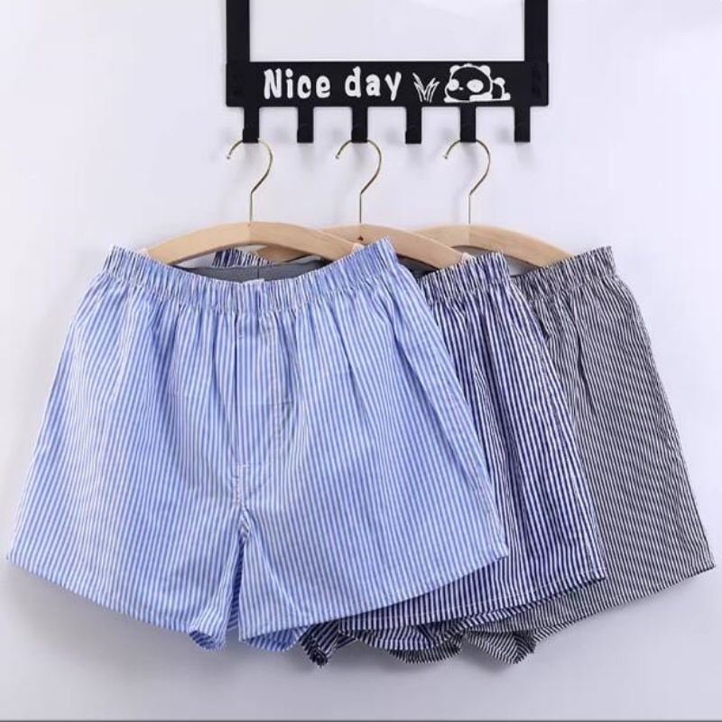 3 pc/lot M-3XL Classic Plaid M - Boxer Brief Pack Cotton 评论和价格