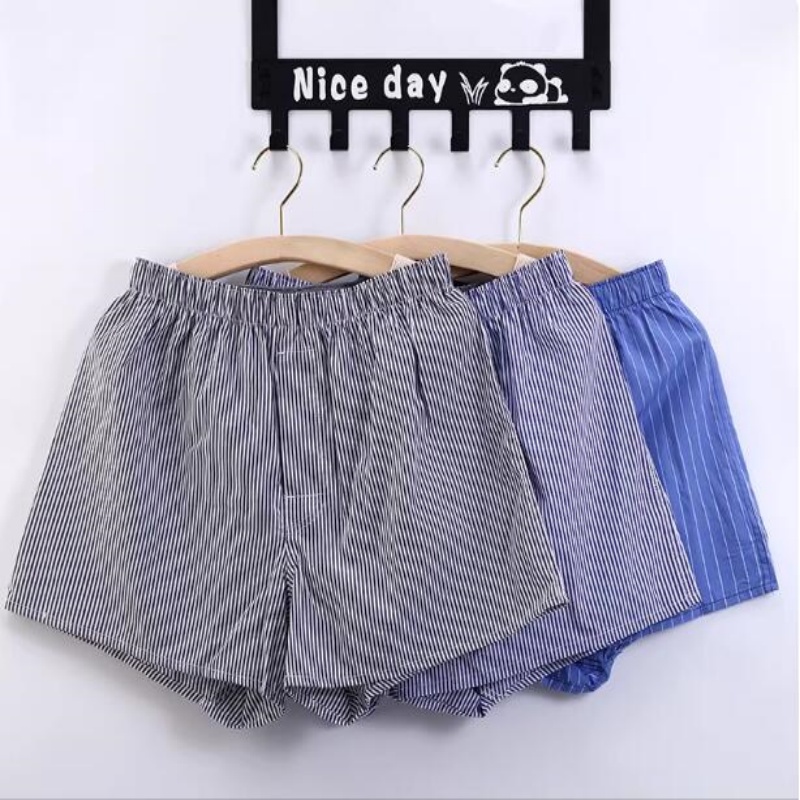 3 pc/lot M-3XL Classic Plaid M - Boxer Brief Pack Cotton 评论和价格