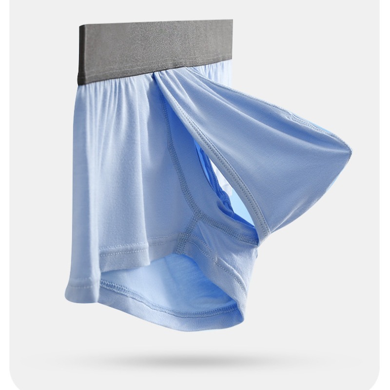 Men Bamboo Fiber Boxer Briefs  - Bamboo Fiber Trunk 评论和价格