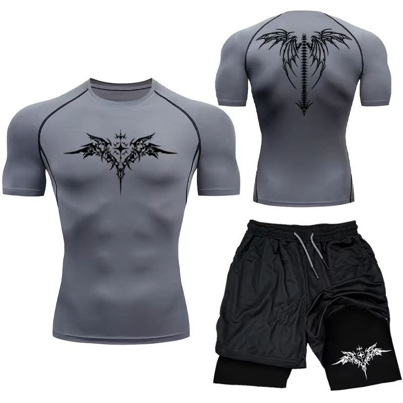 New Men's MMA Compression Athl - Compression Shorts Athletes 评论和价格