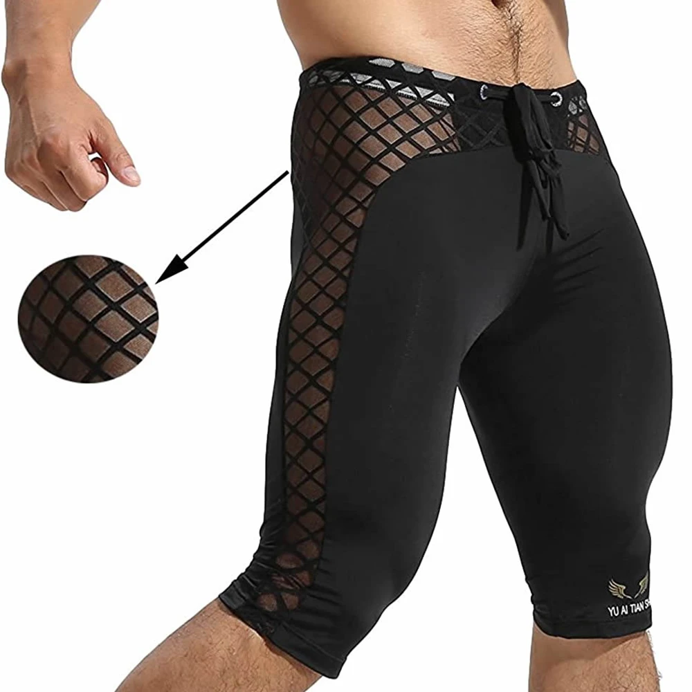 Men Sport Fitness Shorts Quick - Mesh Sport Boxer 评论和价格