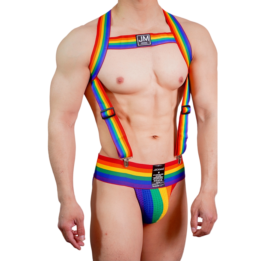 JOCKMAIL Rainbow Body Harness  - Jockstrap Athletic 评论和价格