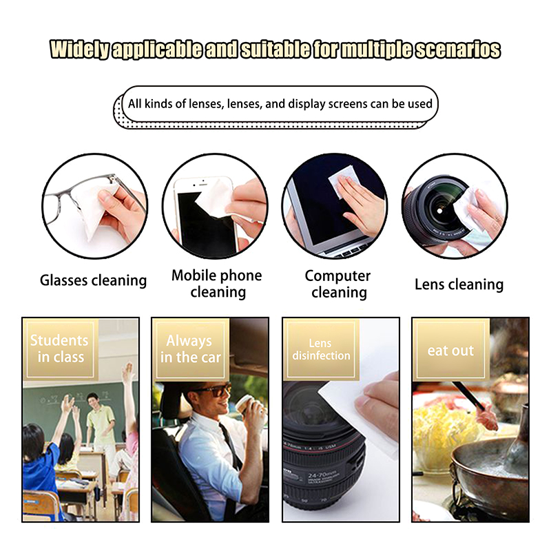 ★▲100pcs Lens Cleaning Wipes M - Bamboo Fiber Trunk 评论和价格