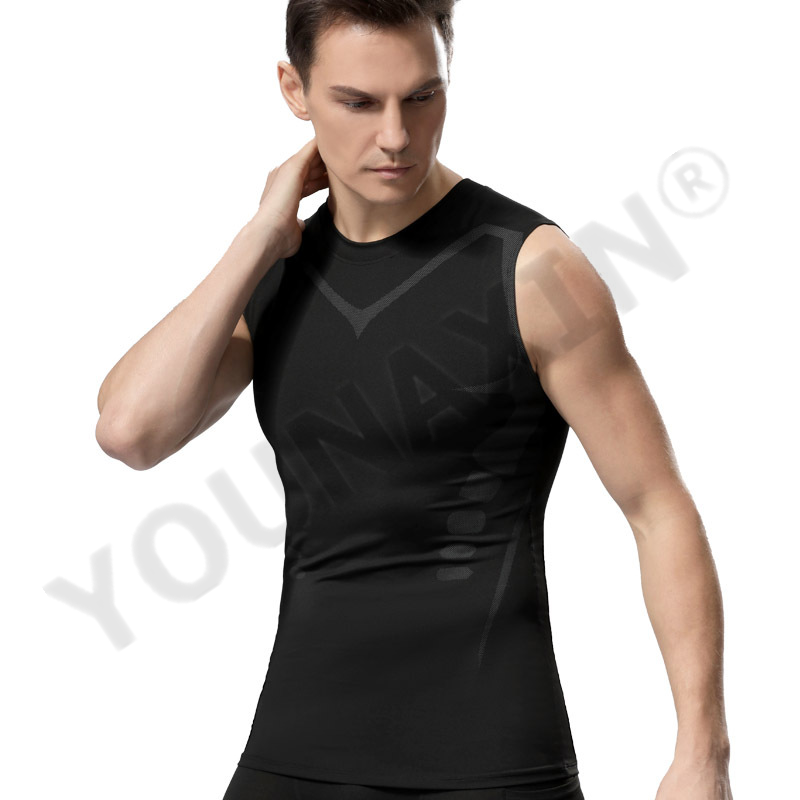 3 Pieces Men's Sleeveless T-Sh - Base Layer Top 评论和价格