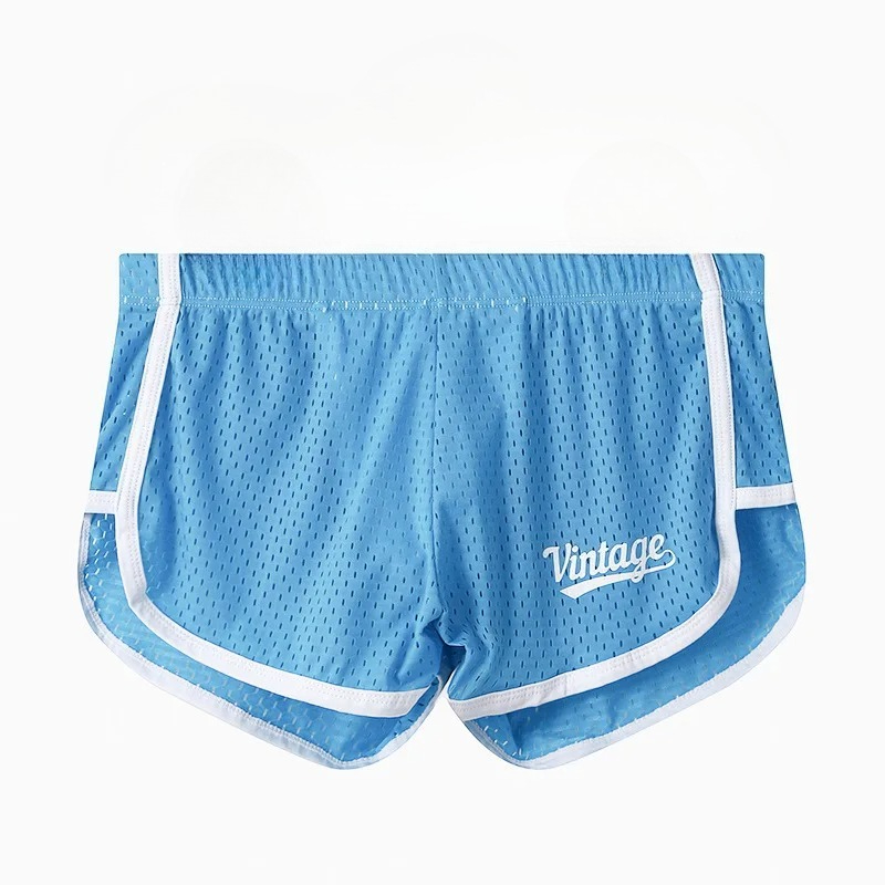 Men Mesh Lounge Shorts Vintage - Mesh Sport Boxer 评论和价格