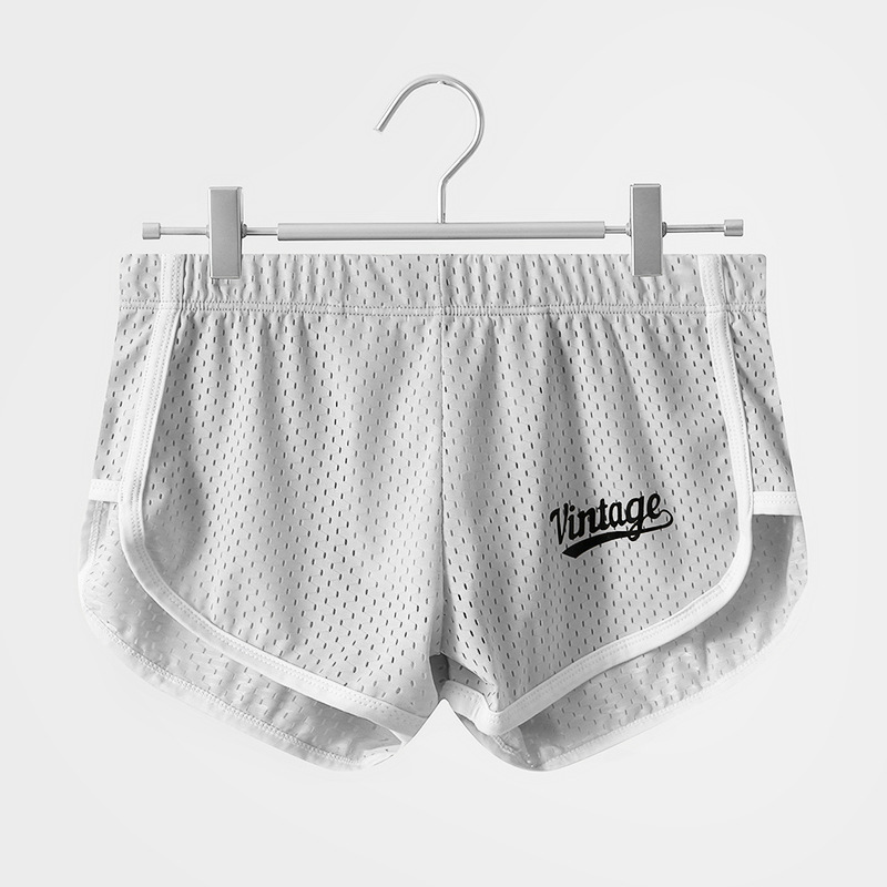 Men Mesh Lounge Shorts Vintage - Mesh Sport Boxer 评论和价格