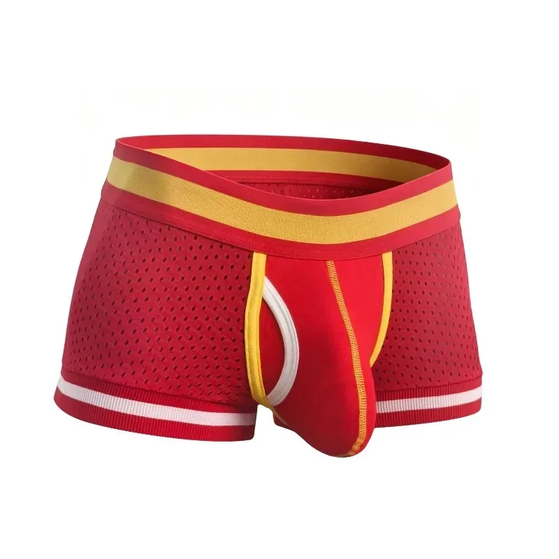 Summer Men Mesh Boxer Briefs U - Mesh Sport Boxer 评论和价格