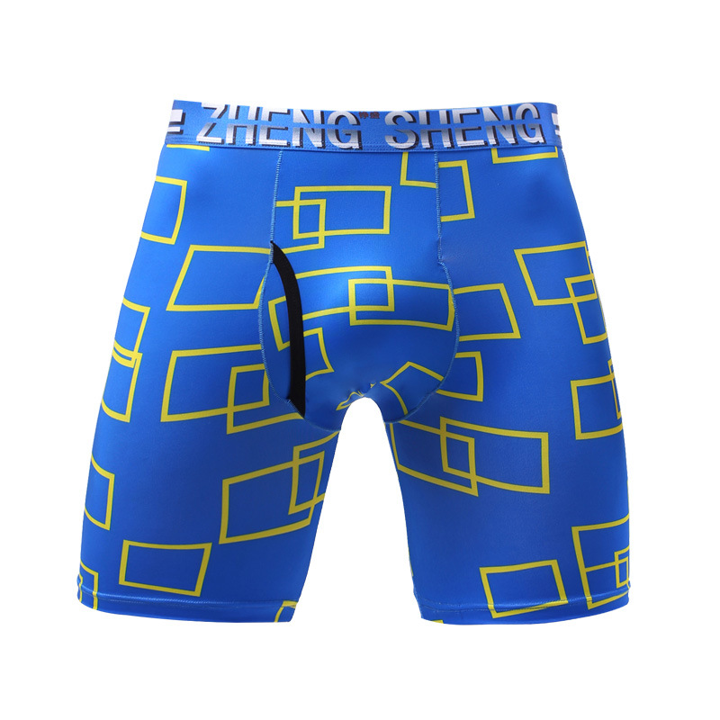 Mens Underwear Boxers Shorts H - Long Leg Trunk Men 评论和价格