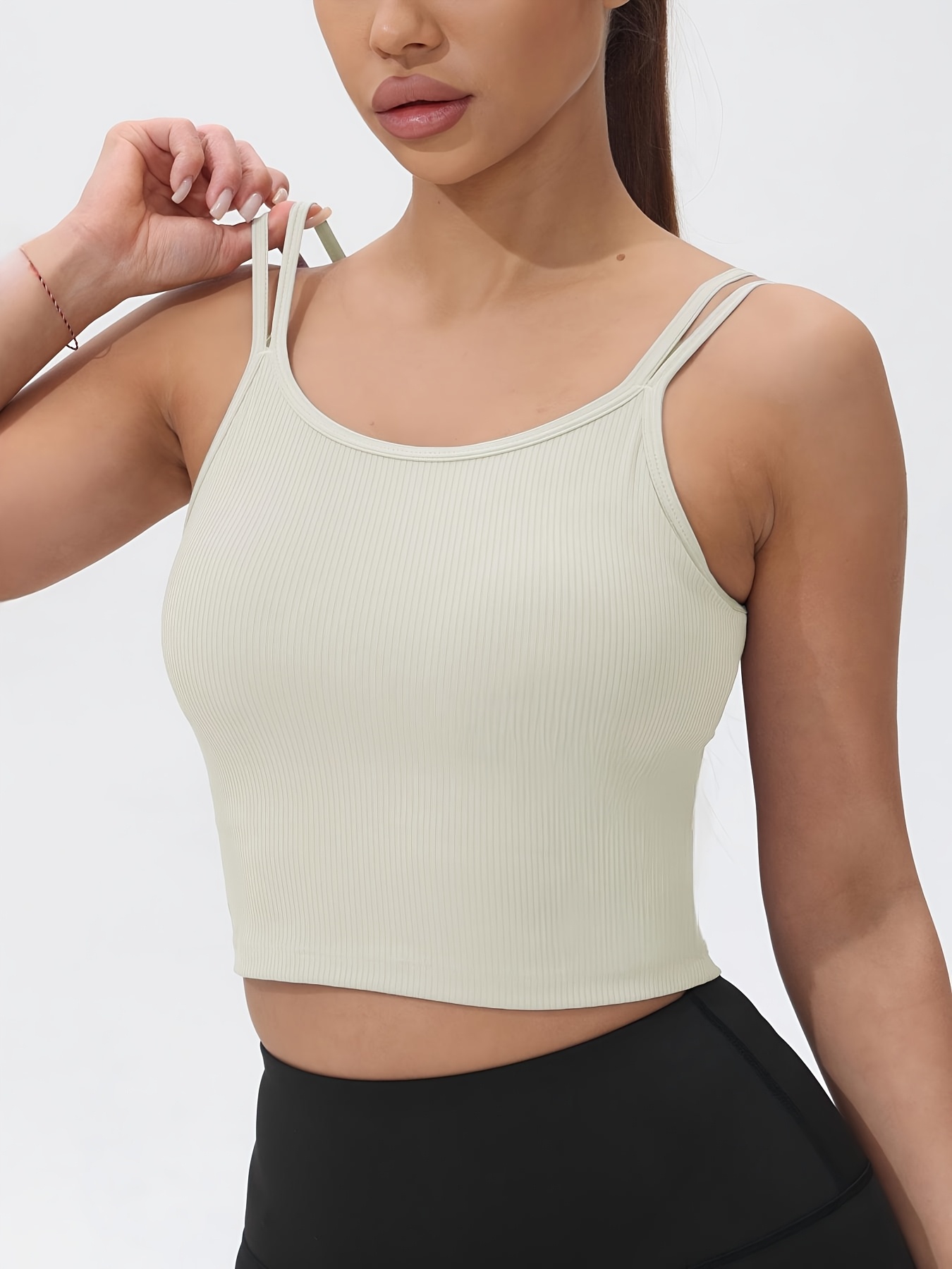 Fitfemme Women's Ribbed Sleeve - Tank Top Ribbed 评论和价格