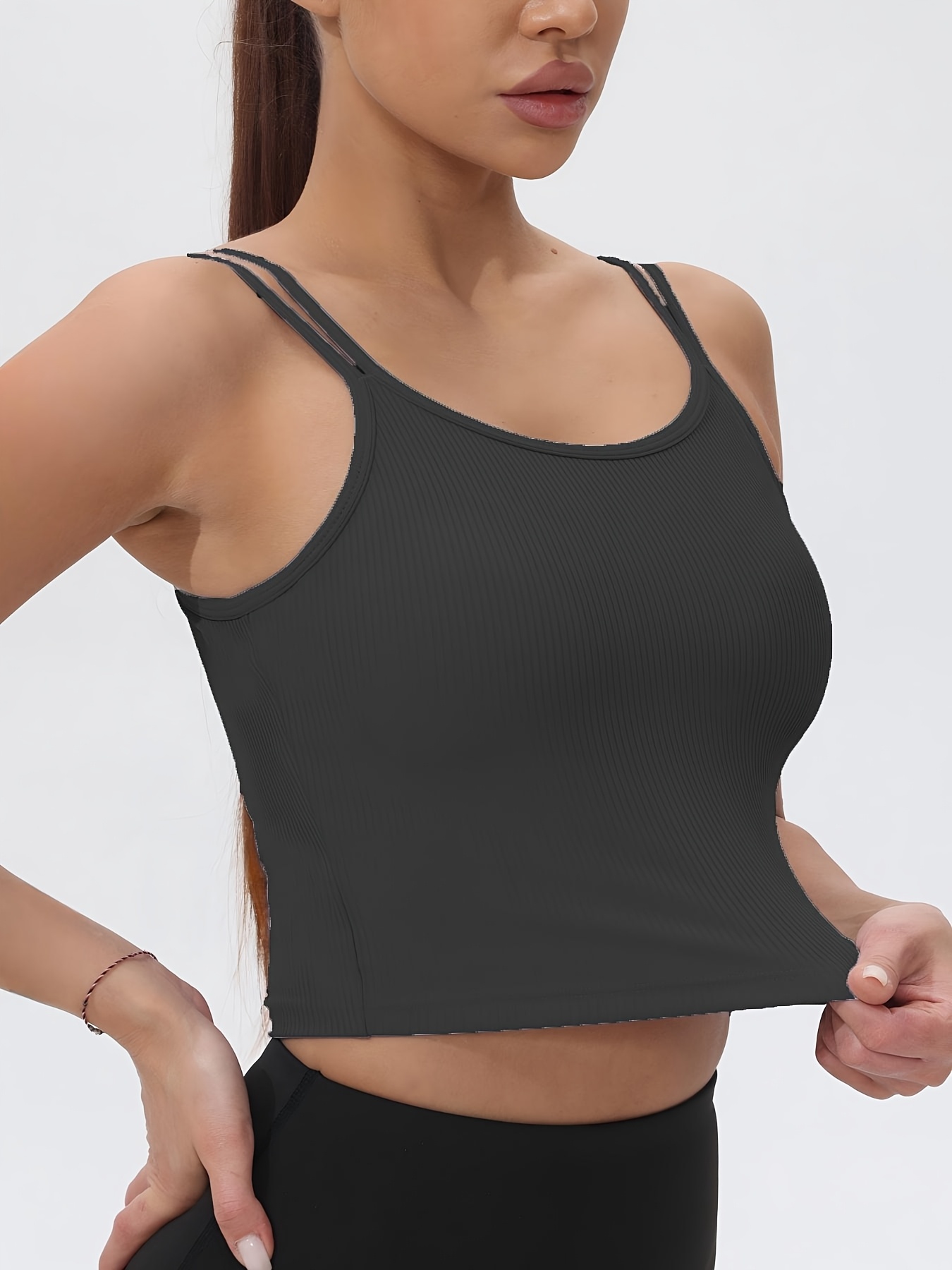 Fitfemme Women's Ribbed Sleeve - Tank Top Ribbed 评论和价格