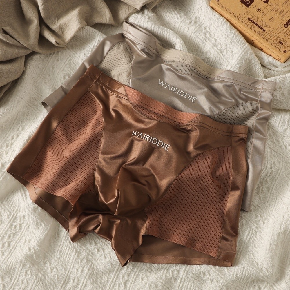 Simple Mesh Ice Silk Underwear - Mesh Sport Boxer 评论和价格