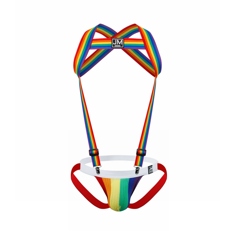 Rainbow Body Harness Adjustabl - Jockstrap Athletic 评论和价格